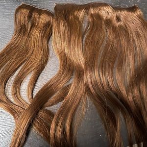 Zala 16” (5 Piece) Clip-In 100% Remy Hair Extensions Chestnut Brown